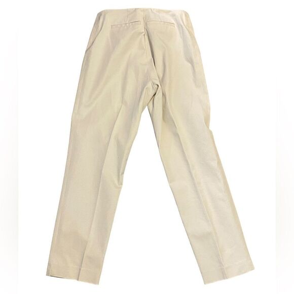 Evelyn & Arthur Wm’s Sz 4 Beige Smooth Front Straight Length Pants - Picture 3 of 4